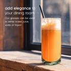 Clear 20 oz Tall Iced Tea Glasses (set of 6)